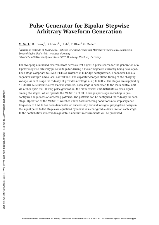 Cover der Publikation