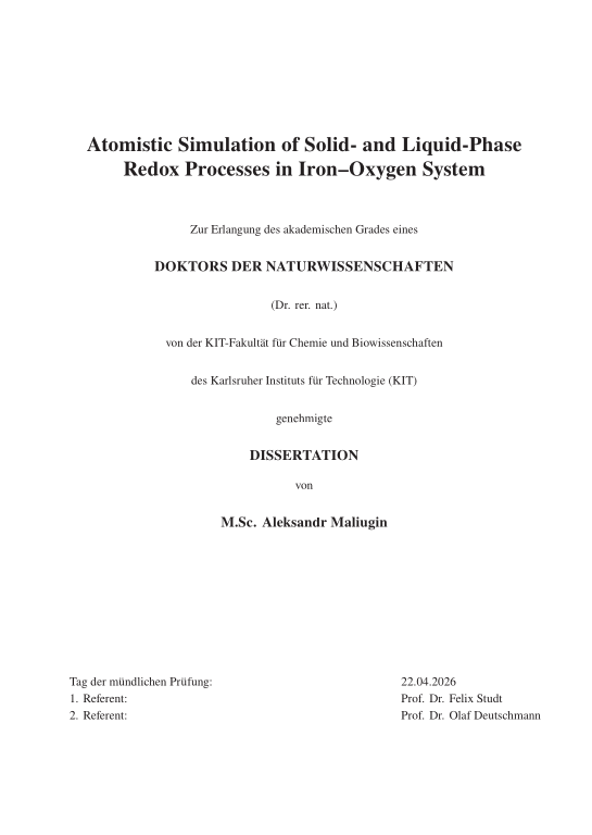 Cover der Publikation