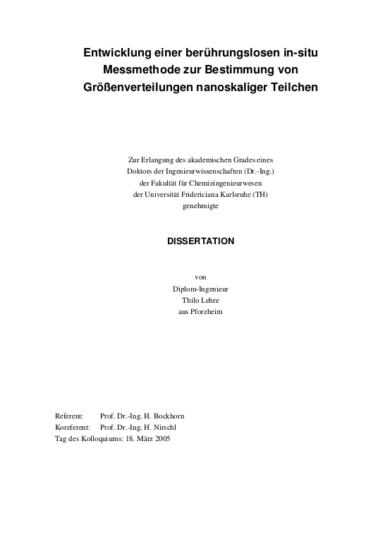 Cover der Publikation