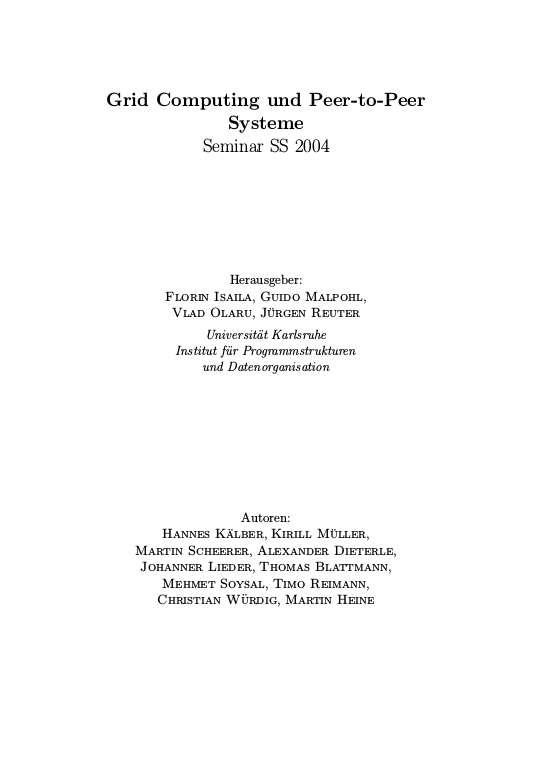 Cover der Publikation