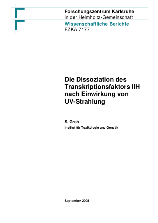 Cover der Publikation