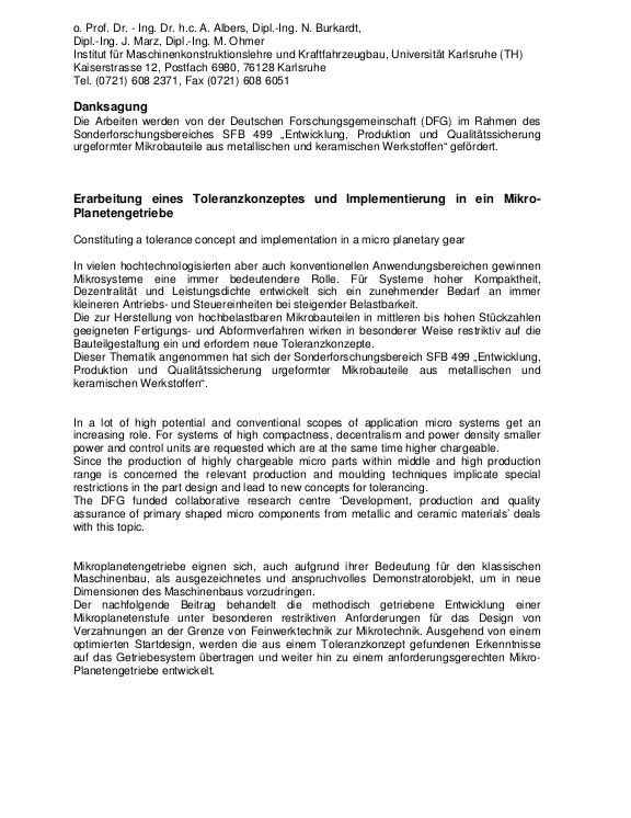 Cover der Publikation