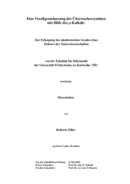 Cover der Publikation