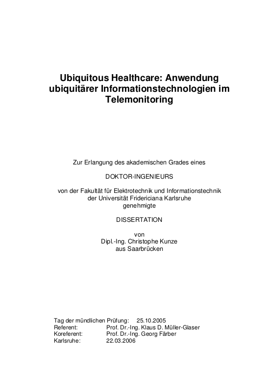 Cover der Publikation