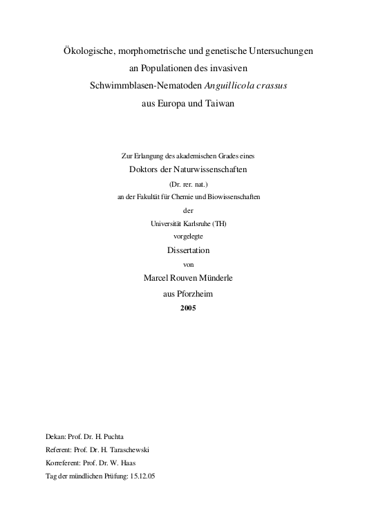 Cover der Publikation