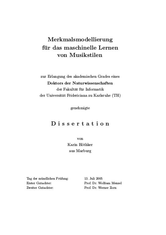 Cover der Publikation