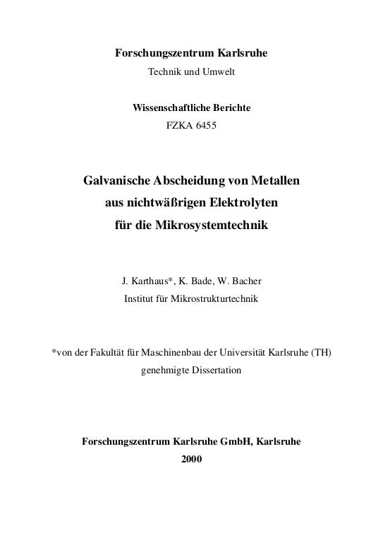 Cover der Publikation