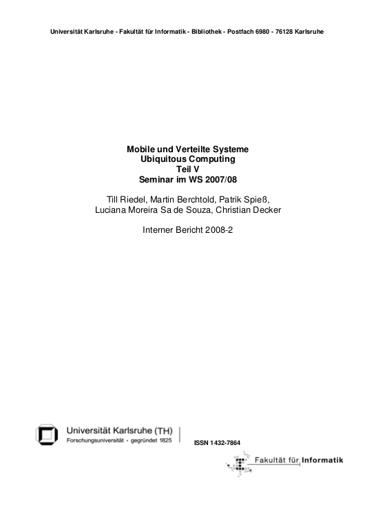 Cover der Publikation