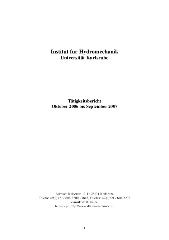 Cover der Publikation