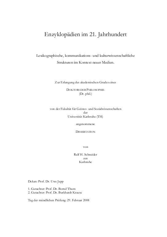 Cover der Publikation