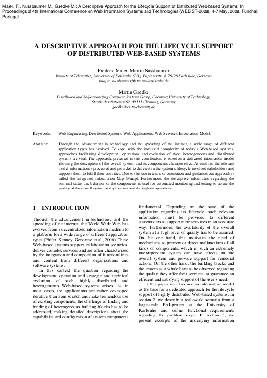 Cover der Publikation