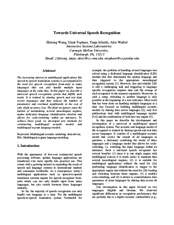 Cover der Publikation