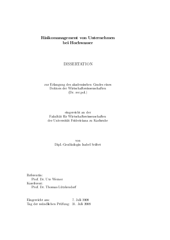 Cover der Publikation