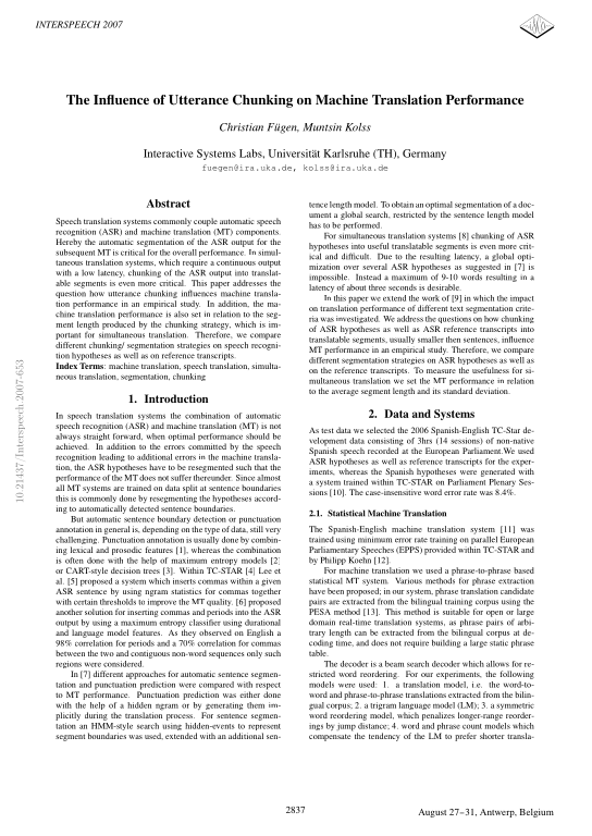 Cover der Publikation