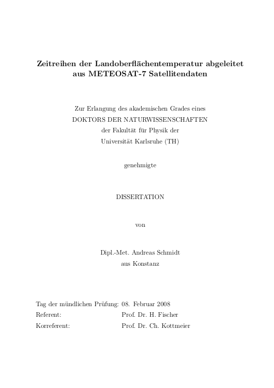 Cover der Publikation