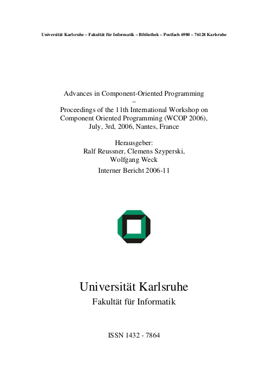 Cover der Publikation