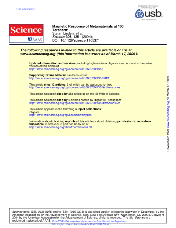 Cover der Publikation