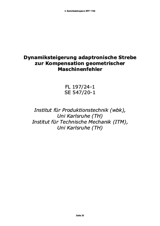 Cover der Publikation