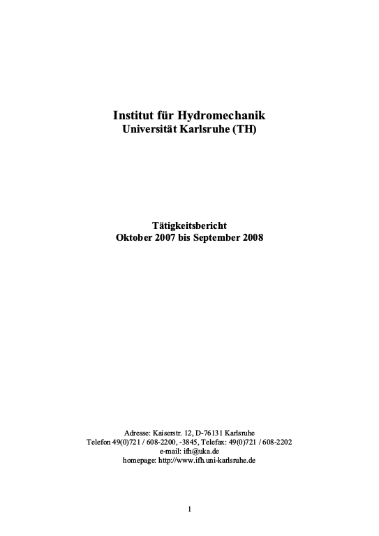 Cover der Publikation