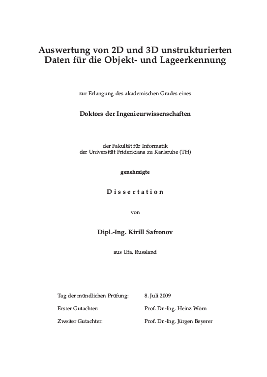 Cover der Publikation