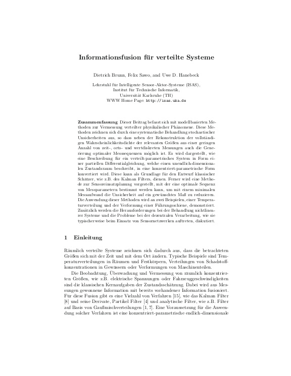 Cover der Publikation