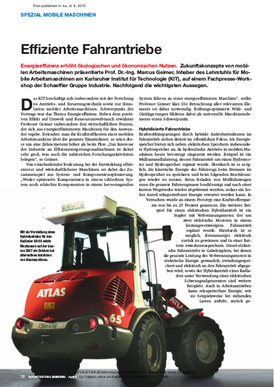 Cover der Publikation