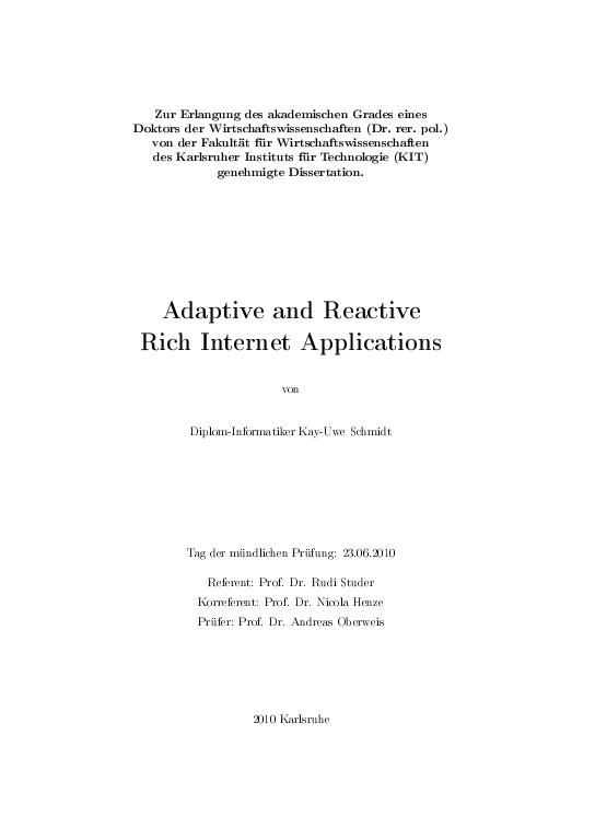 Cover der Publikation