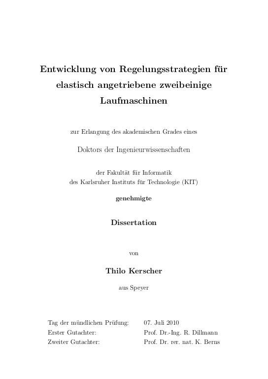 Cover der Publikation