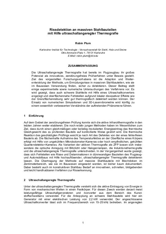 Cover der Publikation