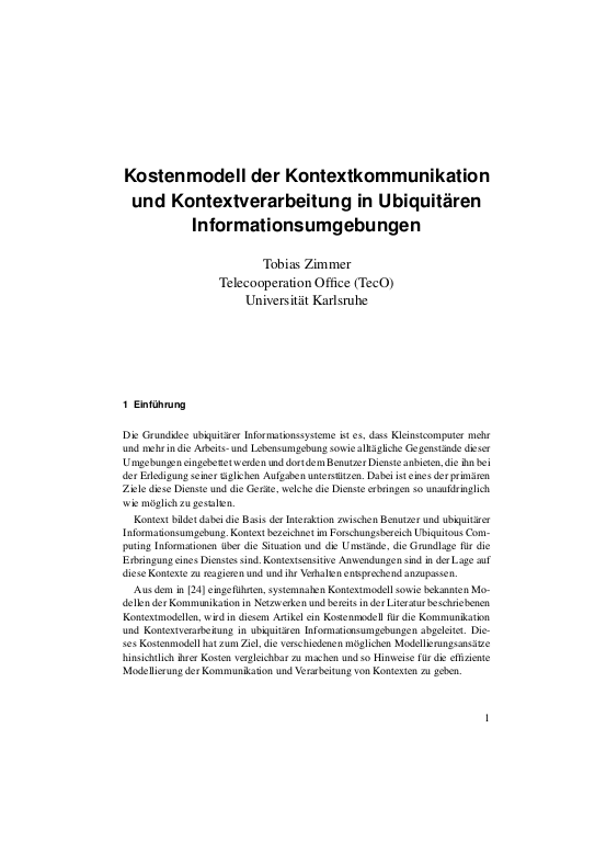 Cover der Publikation