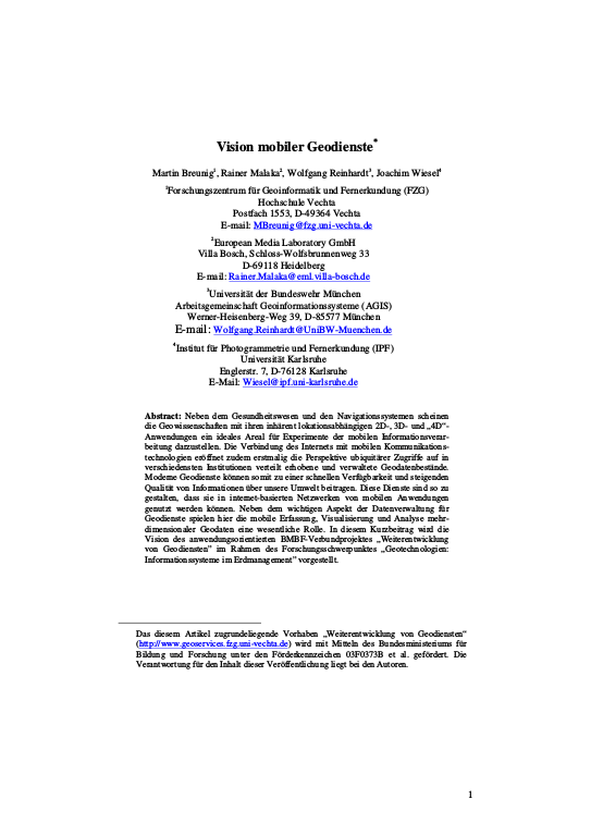 Cover der Publikation