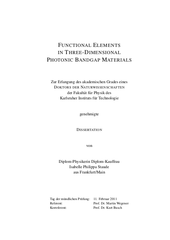 Cover der Publikation