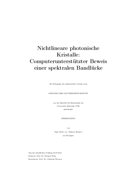 Cover der Publikation