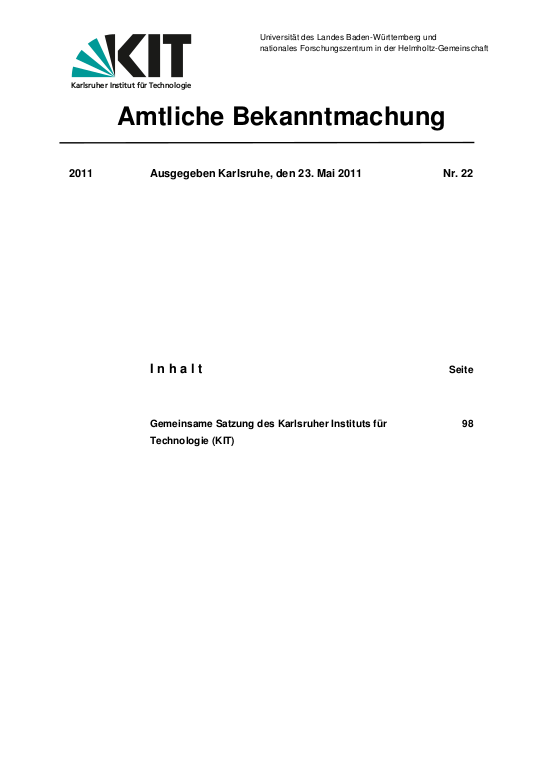 Cover der Publikation