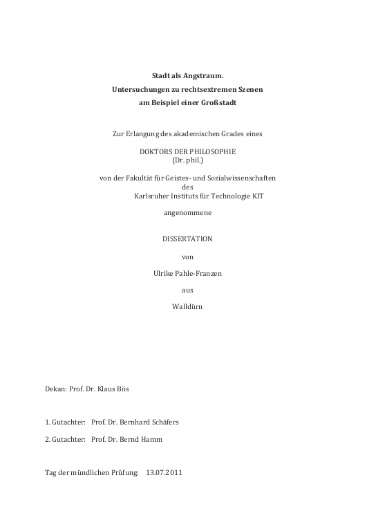 Cover der Publikation