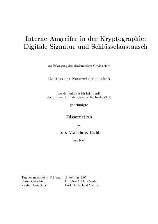 Cover der Publikation