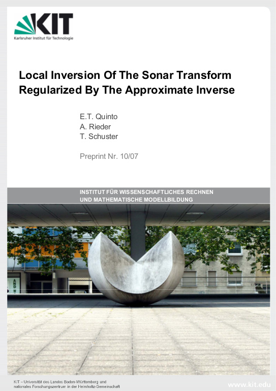 Cover der Publikation