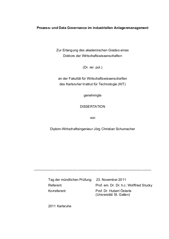 Cover der Publikation