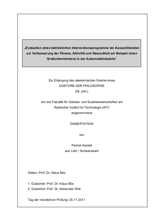 Cover der Publikation