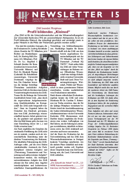 Cover der Publikation