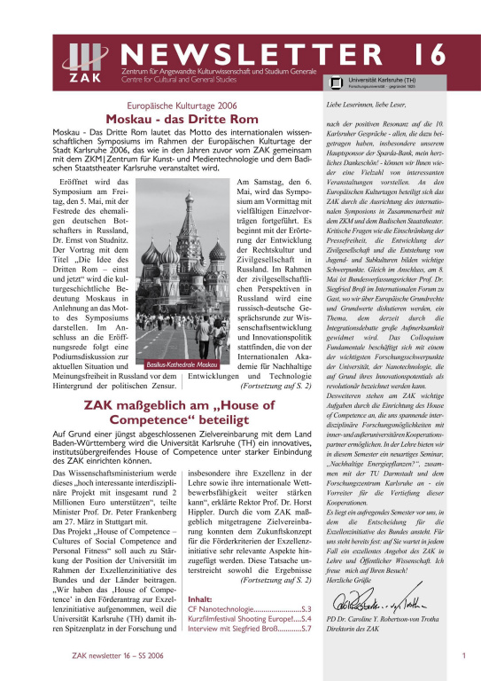 Cover der Publikation