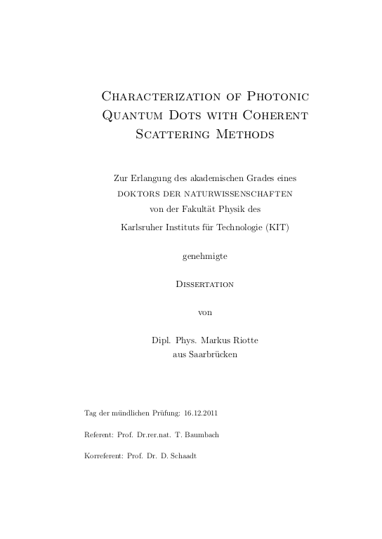 Cover der Publikation