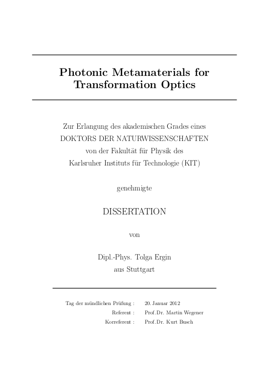 Cover der Publikation