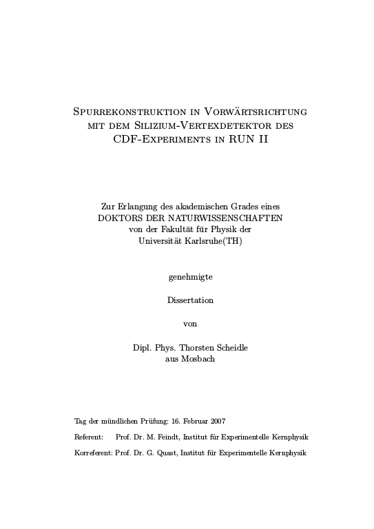 Cover der Publikation