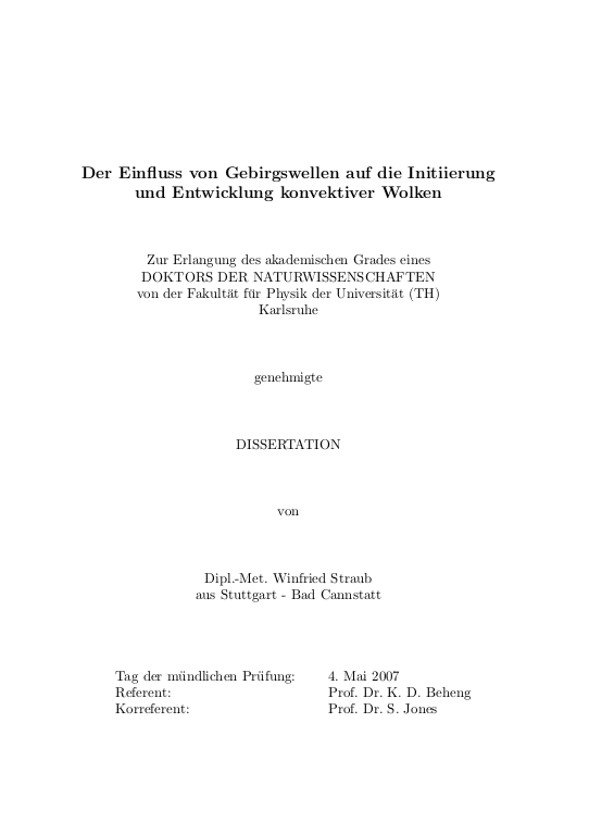 Cover der Publikation