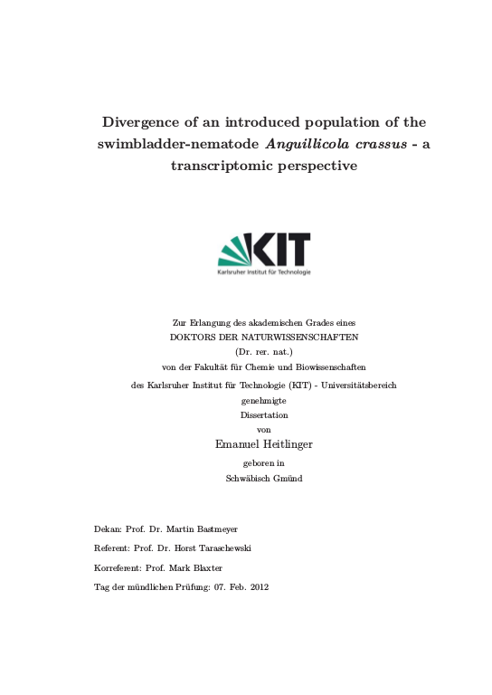 Cover der Publikation