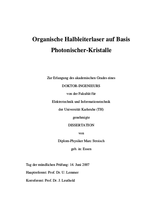 Cover der Publikation