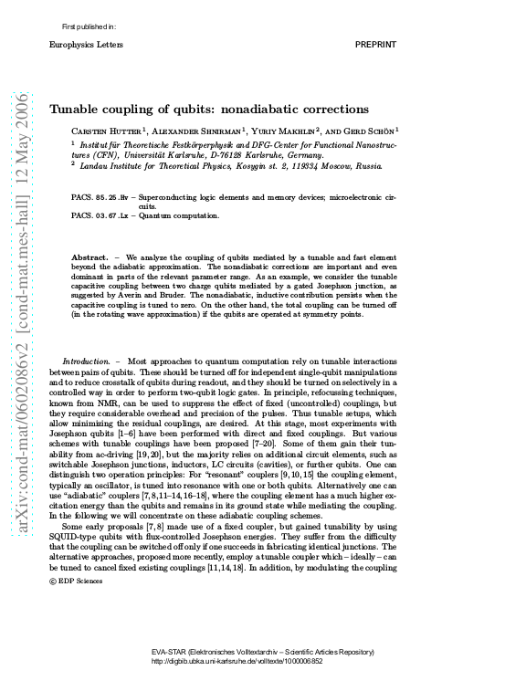 Cover der Publikation