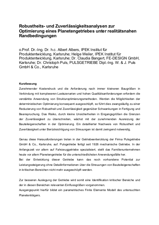 Cover der Publikation