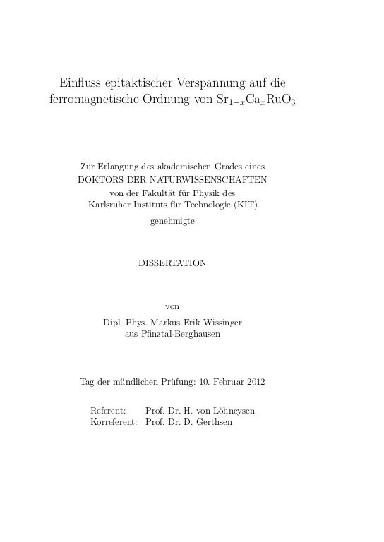 Cover der Publikation